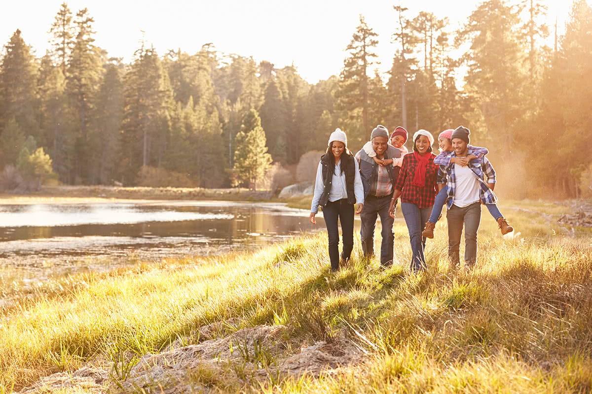 Family on a Hike